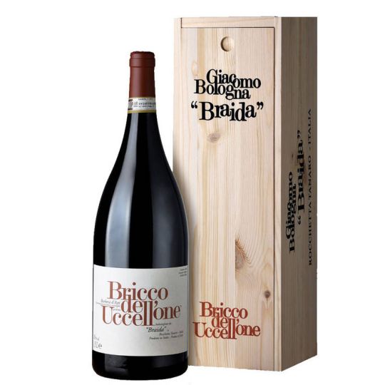 Braida Giacomo Bologna - Barbera d'Asti Superiore DOCG Bricco dell'Uccellone 2021 12 lt. BALTHAZAR + Box Legno