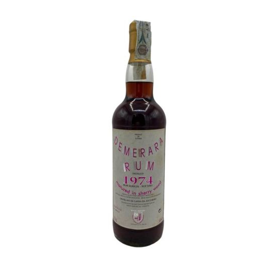 Port Morant Distillery - Demerara Rum 1974 Rum Agricol Pot Still Matured in Sherry Wood 0,70 lt. + Box