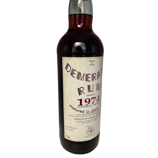 Port Morant Distillery - Demerara Rum 1974 Rum Agricol Pot Still Matured in Sherry Wood 0,70 lt. + Box