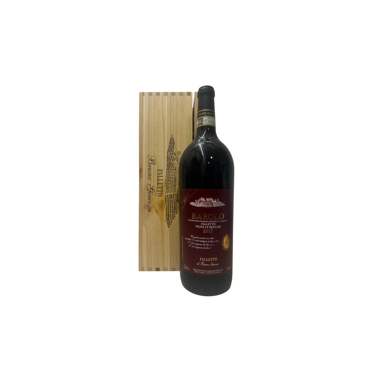 Bruno Giacosa - Barolo Riserva DOCG Falletto Vigna le Rocche Red Label 2017 1,5 lt. MAGNUM + Box Legno