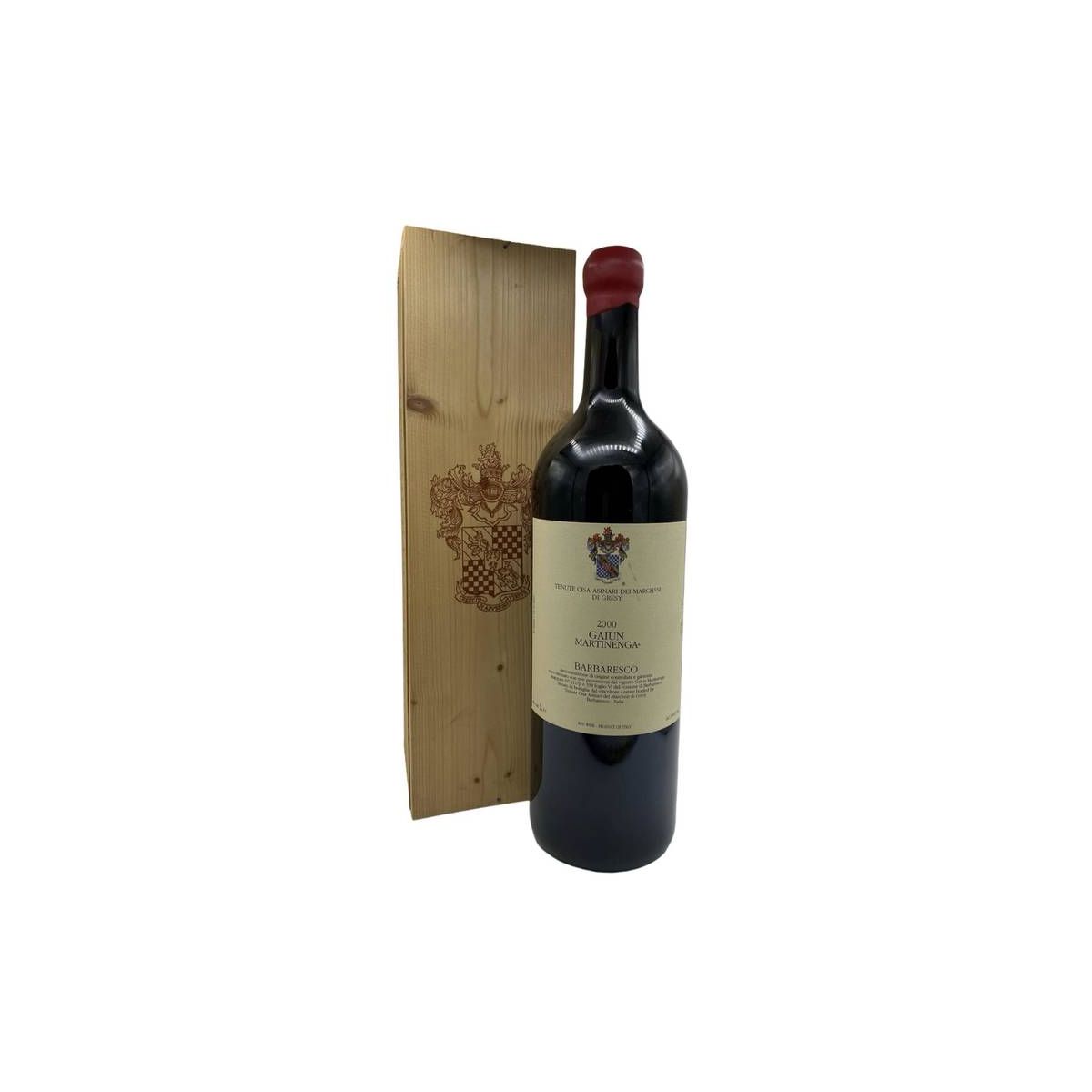 Tenute Cisa Asinari dei Marchesi di Gresy - Barbaresco DOCG Gaiun Martinenga 2000 3 lt. JEROBOAM + Box Legno