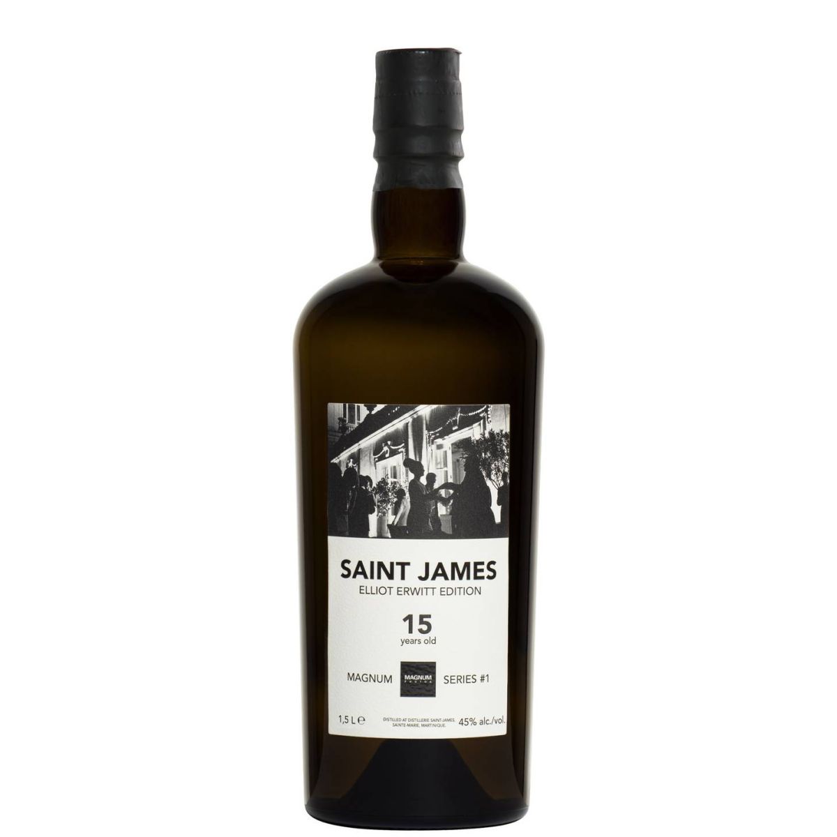 Saint James - Rhum Agricole Saint James Elliott Erwitt Edition Magnum Series 1 15 y 2005 1,5 lt. MAGNUM + Box