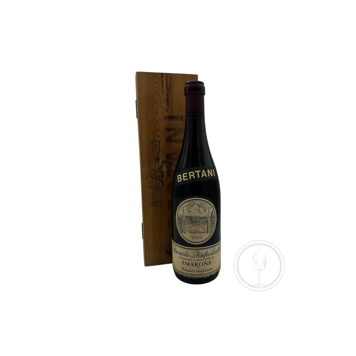Bertani - Recioto della Valpolicella Amarone Classico Superiore DOCG 1975 0,75 lt. + Box Legno