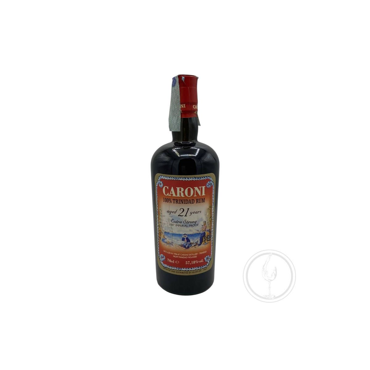 Caroni - 100% Trinidad Rum 21 y Extra Strong 100° Imperial Proof 1996 0,70 lt.