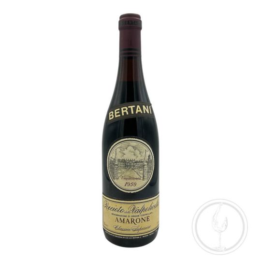 Bertani - Recioto della Valpolicella Amarone Classico Superiore DOC 1959 0,75 lt.