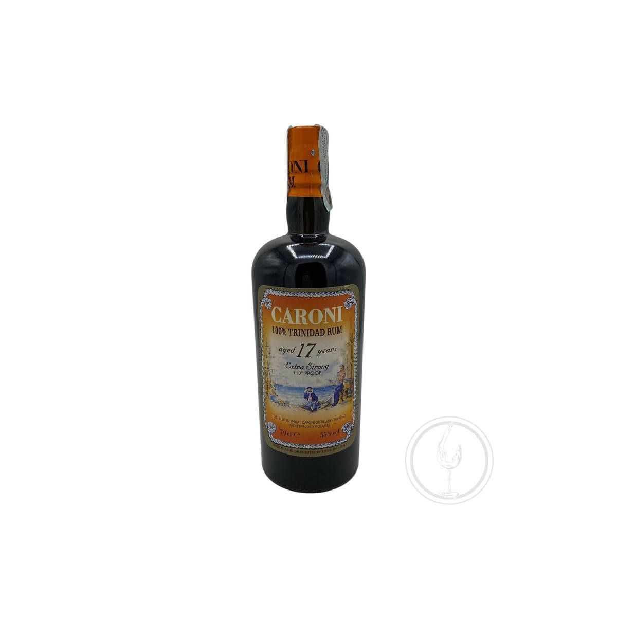 Caroni - 100% Trinidad Rum 17 y Extra Strong 110° Proof 1998 0,70 lt.