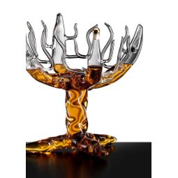 Distillerie Bonollo - Grappa OF di Amarone Capricci d'Arte Vetro Soffiato Grande Albero 3 lt.