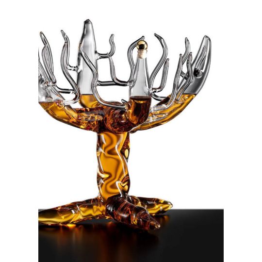 Distillerie Bonollo - Grappa OF di Amarone Capricci d'Arte Vetro Soffiato Grande Albero 3 lt.