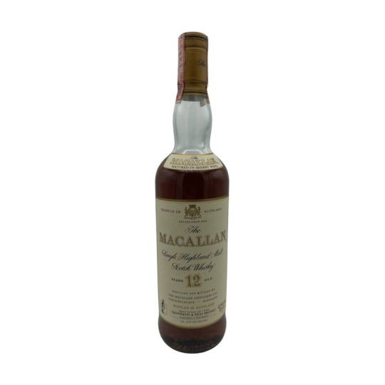 The Macallan - Single Highland Malt Scotch Whisky 12 y 0,70 lt. Giovinetti Import