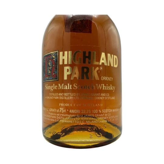 Highland Park - Single Malt Scotch Whisky 12 y 0,75 lt. Old Version '80s Ferraretto Import - COD. 6670