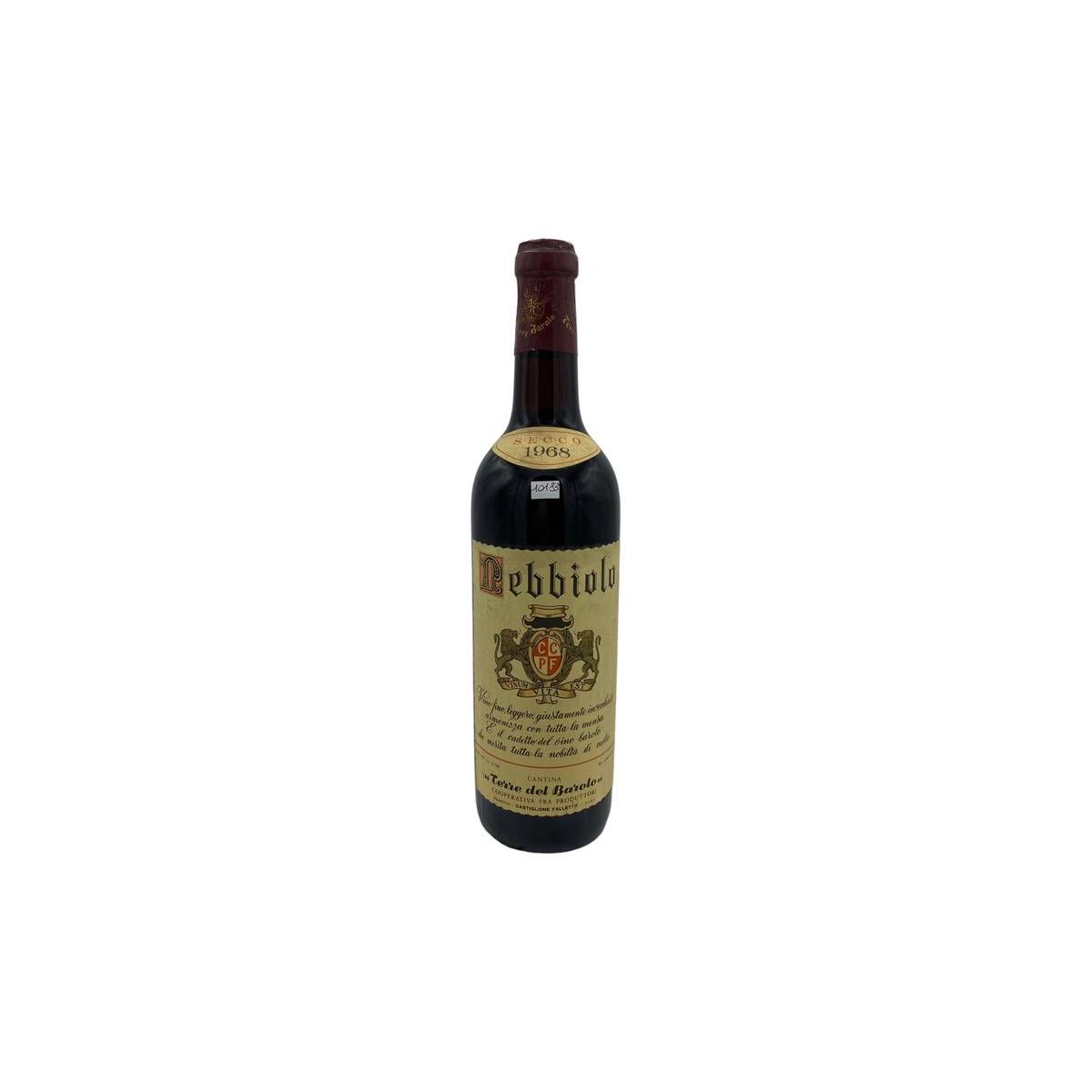 Vintage Bottle - Terre del Barolo Nebbiolo Secco 1968 0,72 lt. - COD. 10183