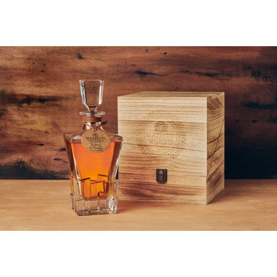 Mazzetti d'Altavilla - Grappa di Barbera Riserva 6 Anni Decanter Cristallo 0,70 lt. + Box Legno