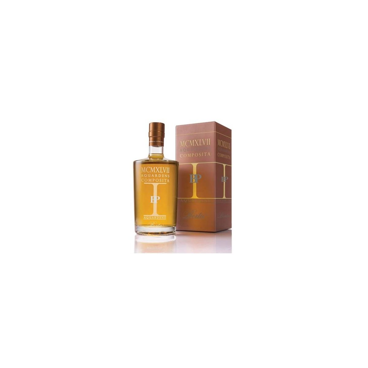 Berta - Grappa MCMXLVII Aquardens Composita Primagioia 0,70 lt. + Box