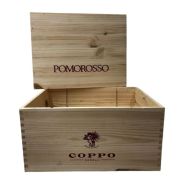 Cassetta Legno VUOTA Coppo Pomorosso da 6 bottiglie