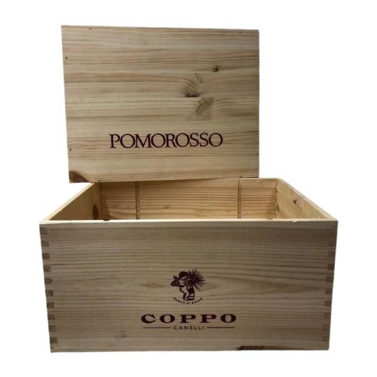 Cassetta Legno VUOTA Coppo Pomorosso da 6 bottiglie