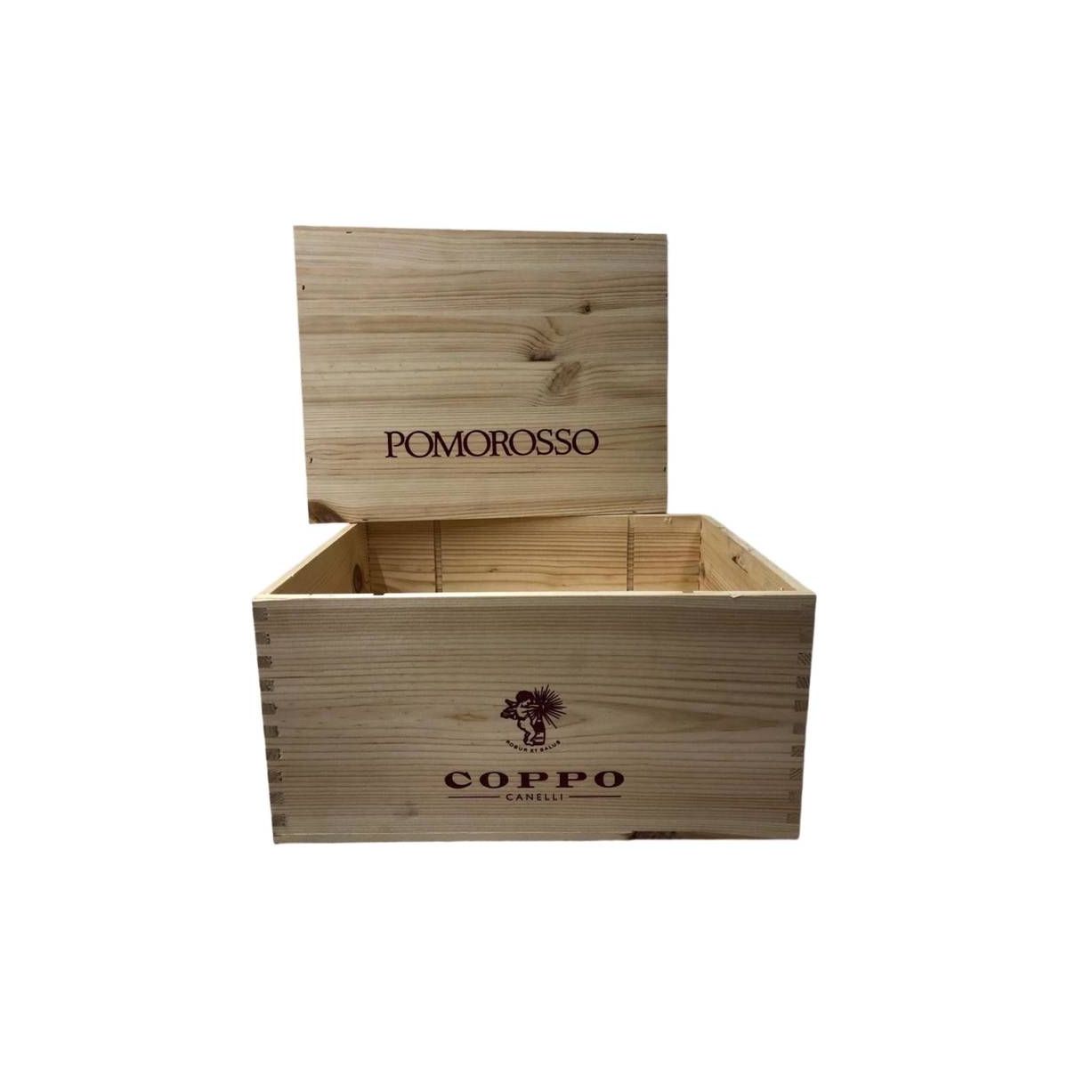 Cassetta Legno VUOTA Coppo Pomorosso da 6 bottiglie