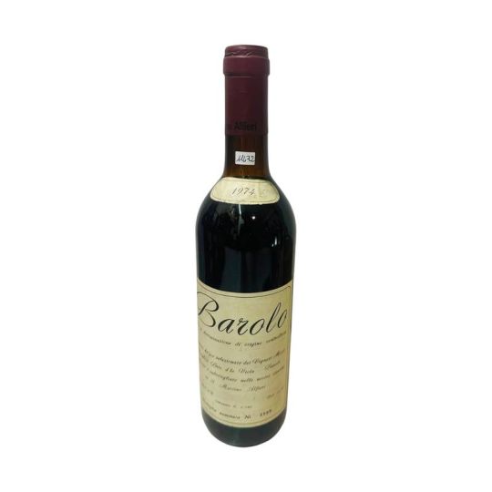 Vintage Bottle - Cantine Mosso Barolo DOC 1974 0,72 lt. - COD. 11472