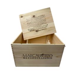 Cassetta Legno VUOTA Marcalberto Metodo Classico Nature