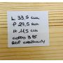 Cassetta Legno VUOTA Coppo Chardonnay Riserva della Famiglia da 3 bottiglie