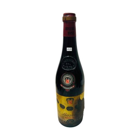 Vintage Bottle - Enrico Serafino Barolo Riserva 1955 0,70 lt. RUINED LABEL - COD. 11483