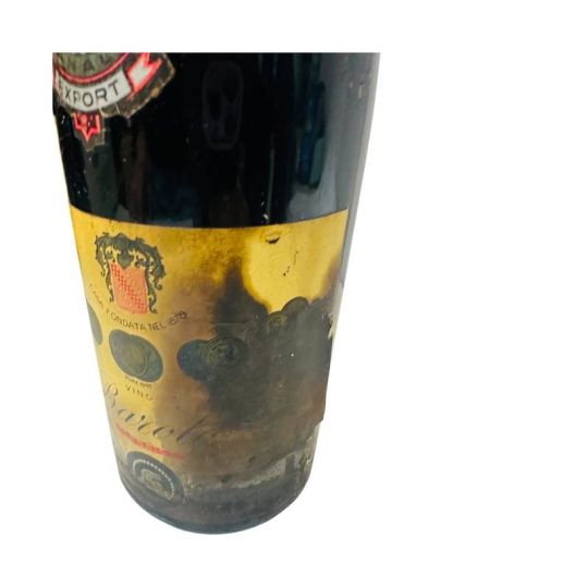 Vintage Bottle - Enrico Serafino Barolo Riserva 1955 0,70 lt. RUINED LABEL - COD. 11483