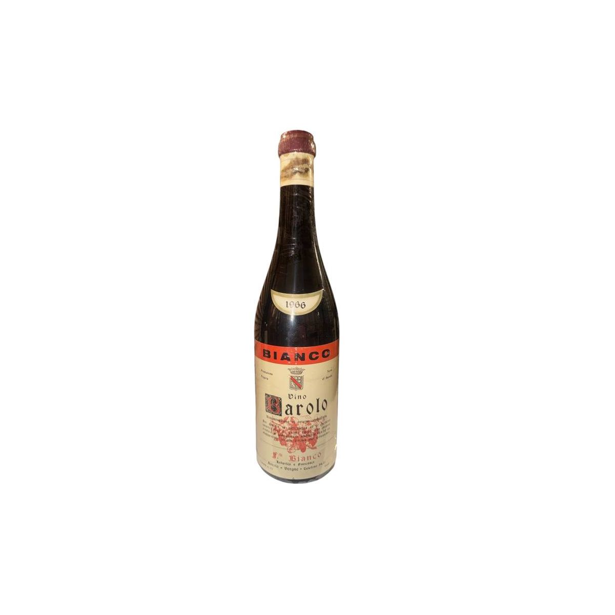Vintage Bottle - F.lli Bianco Barolo DOC 1966 0,72 lt. - COD. 11482
