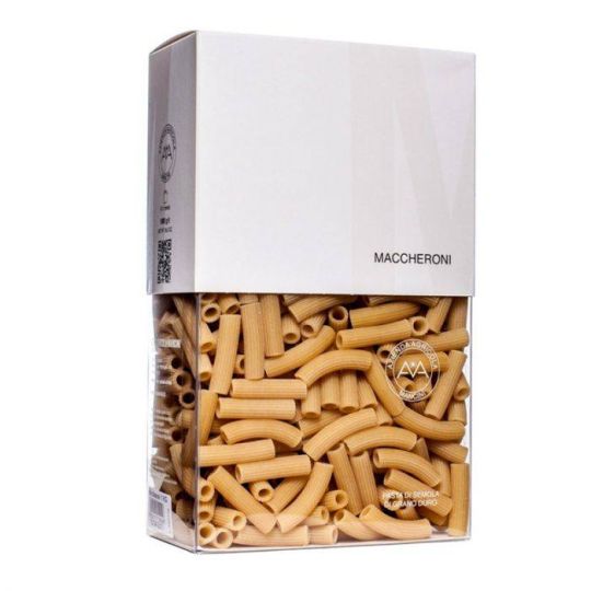 Mancini Pastificio Agricolo - Pasta di Semola di Grano Duro Maccheroni 1 kg.