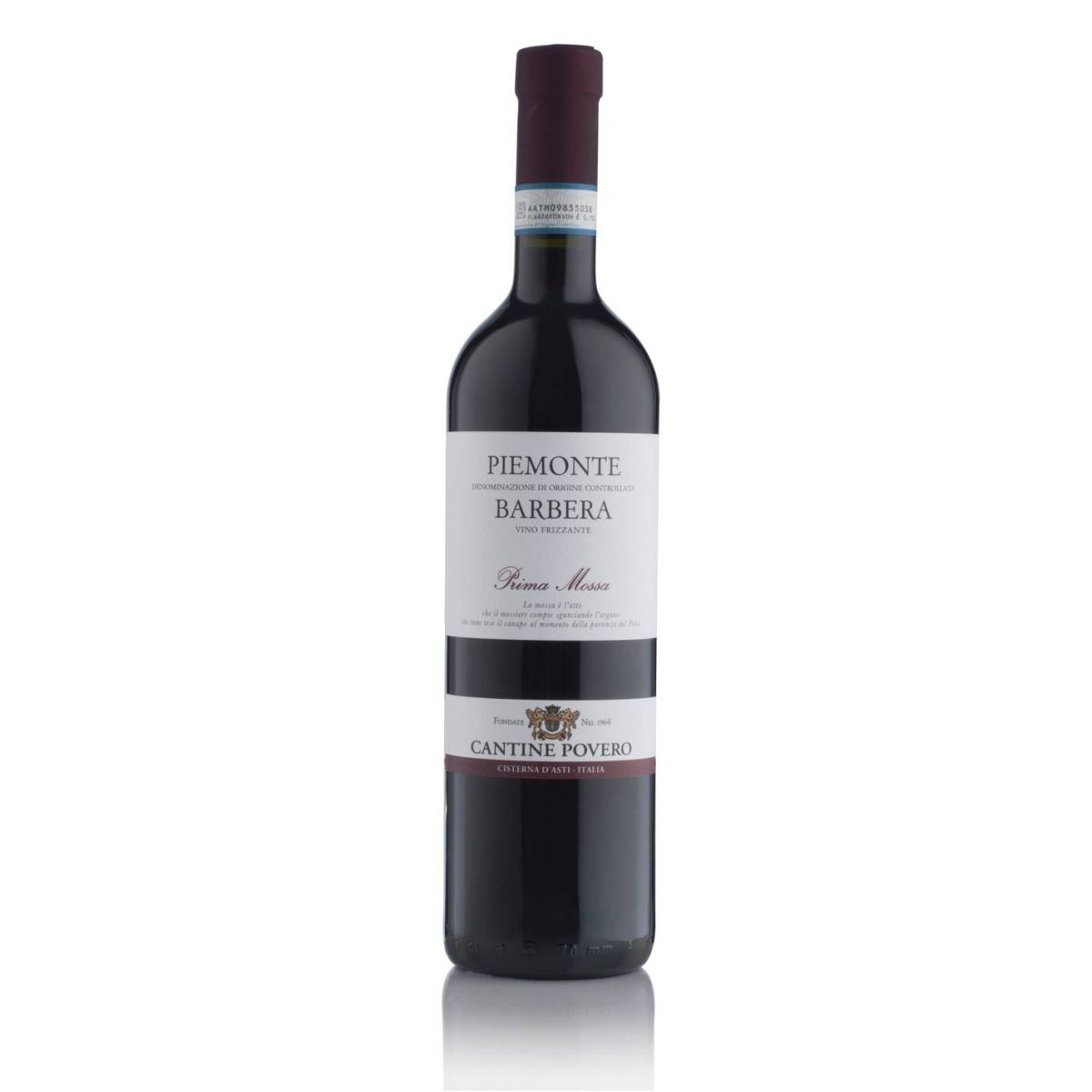 Cantine Povero - Piemonte Barbera DOC Frizzante Prima Mossa 2024 0,75 lt.
