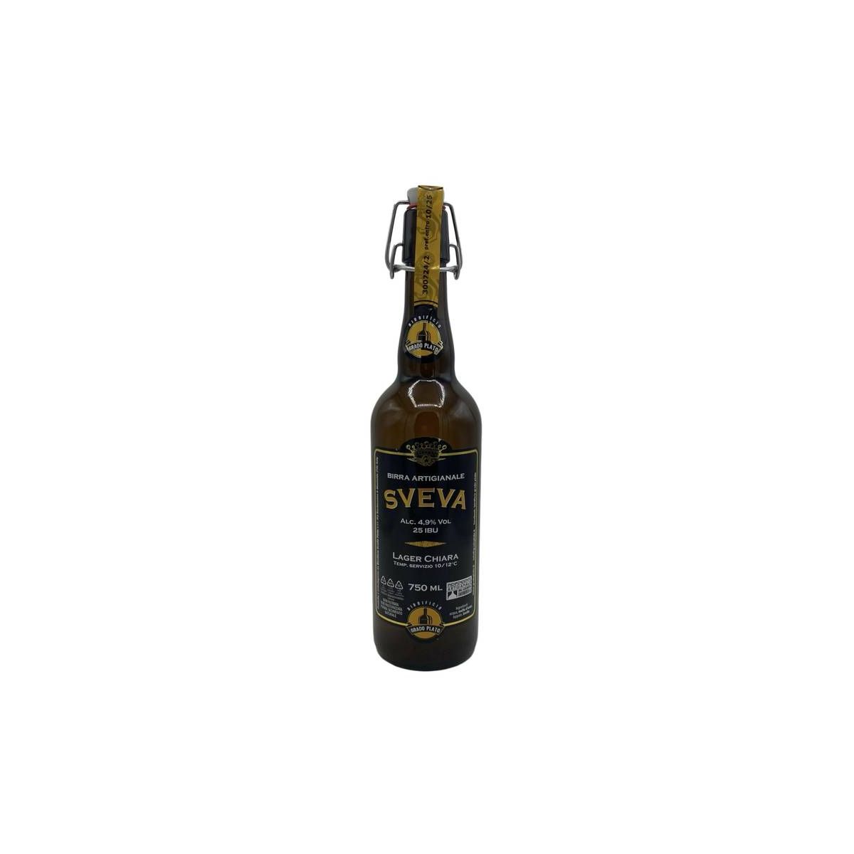 Birrificio Grado Plato - Birra Artigianale Lager Chiara Sveva 0,75 lt.