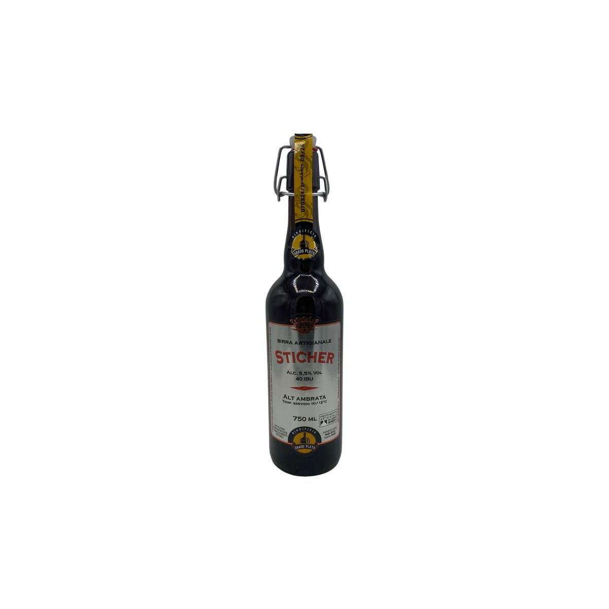 Birrificio Grado Plato - Birra Artigianale Alt Ambrata Sticher 0,75 lt.