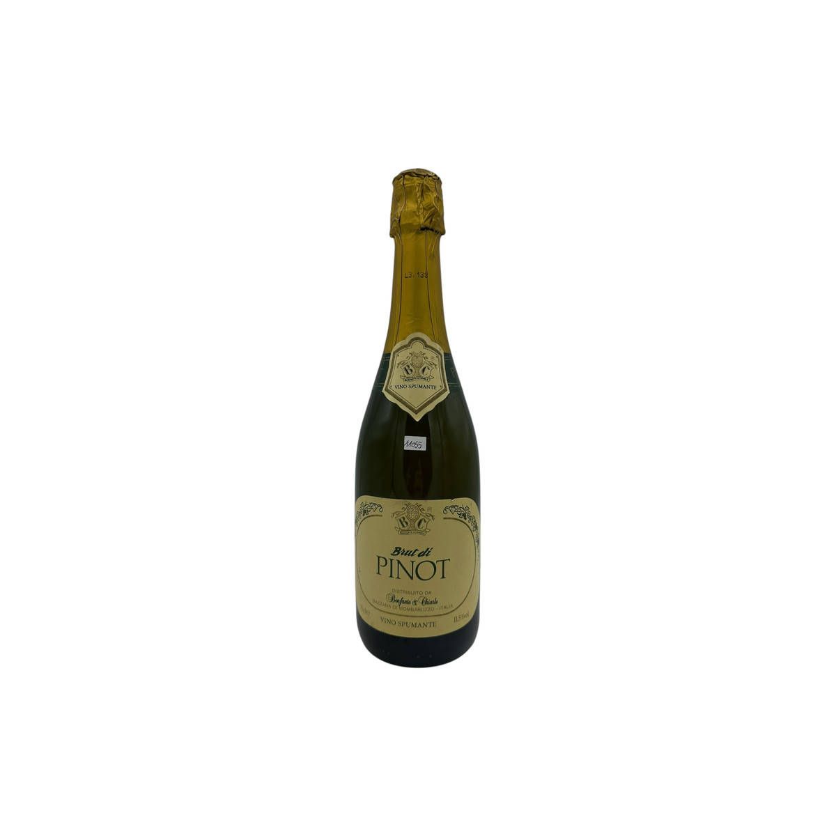 Vintage Bottle - Bonfante & Chiarle Brut di Pinot 0,75 lt. anni 80 - COD. 11055