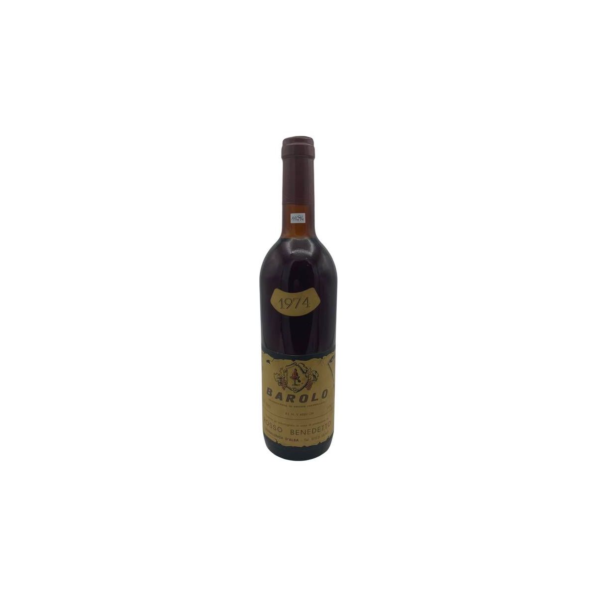 Vintage Bottle - Rosso Benedetto Barolo DOC 1974 0,72 lt. - COD. 11494