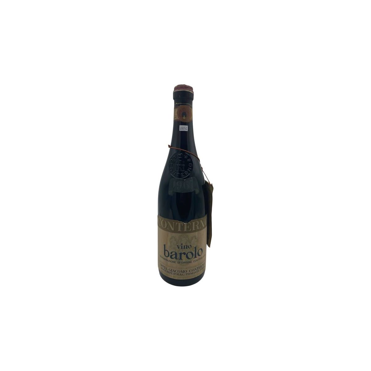 Vintage Bottle - Giacomo Conterno Barolo DOC 1967 0,72 lt. - COD. 11492
