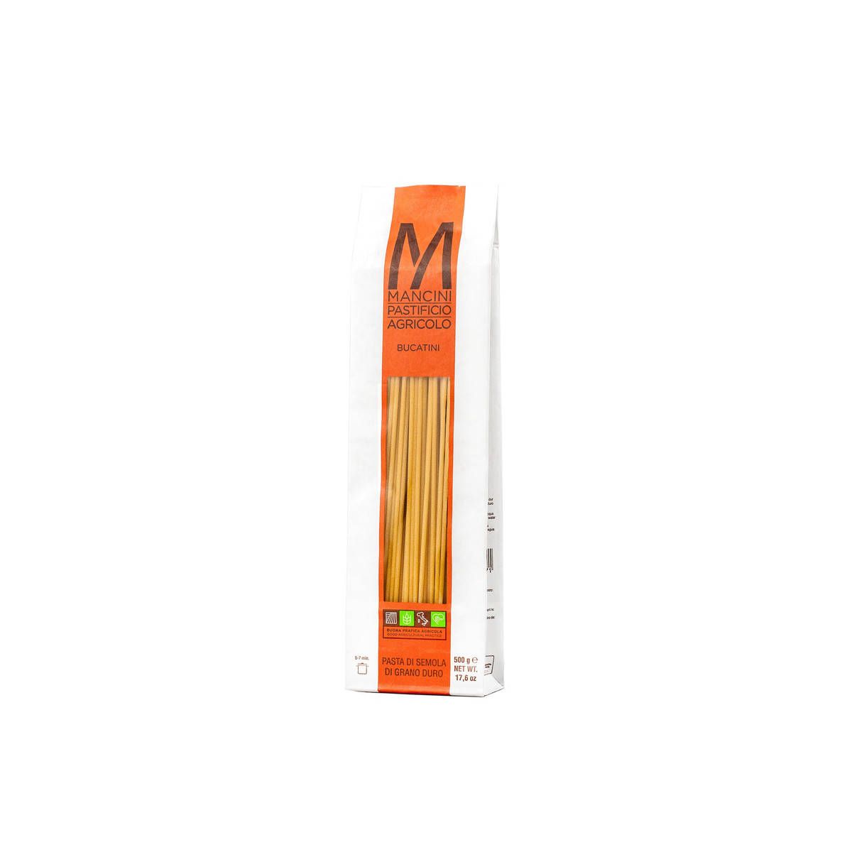 Mancini Pastificio Agricolo - Pasta di Semola di Grano Duro Bucatini 500 gr.