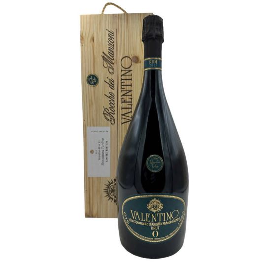 Podere Rocche dei Manzoni - Metodo Classico Valentino Brut Zero Sboccatura Tardiva 2007 1,5 lt. MAGNUM + Box Legno