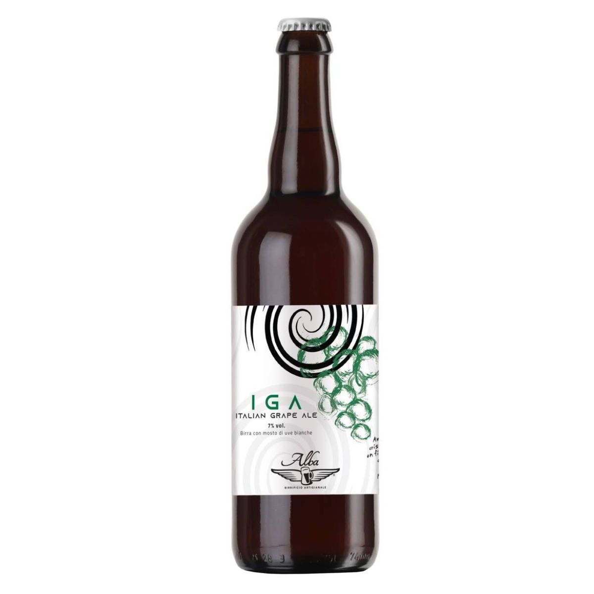 Birrificio Artigianale Alba - Birra I.G.A. White Italian Grape Ale con mosto di uve Arneis 0,75 lt.