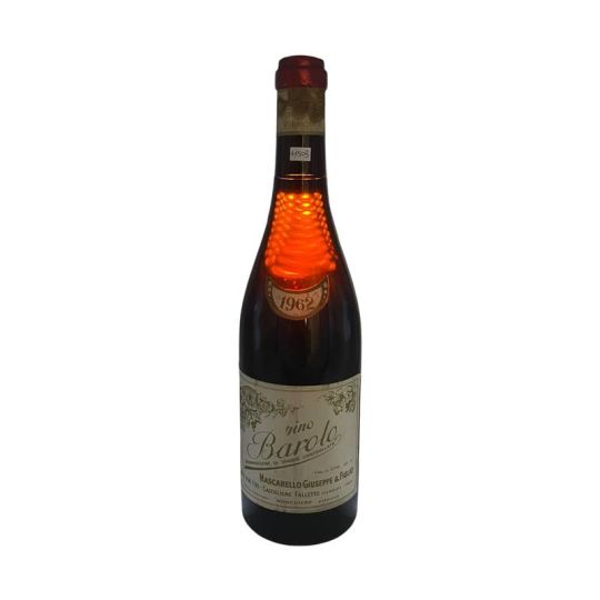 Vintage Bottle - Mascarello Giuseppe Barolo DOC 1962 0,70 lt. CLEAR COLOR - COD. 11502