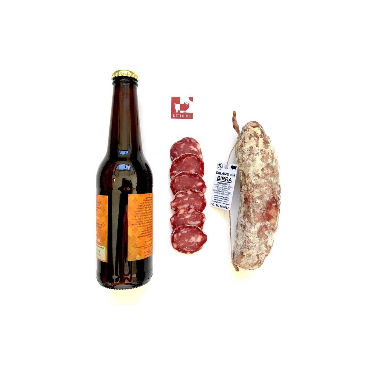 Agrisalumeria Luiset - Salame alla Birra 200 gr. circa