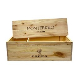 Cassetta Legno VUOTA Coppo Monteriolo da 1 bottiglia MAGNUM