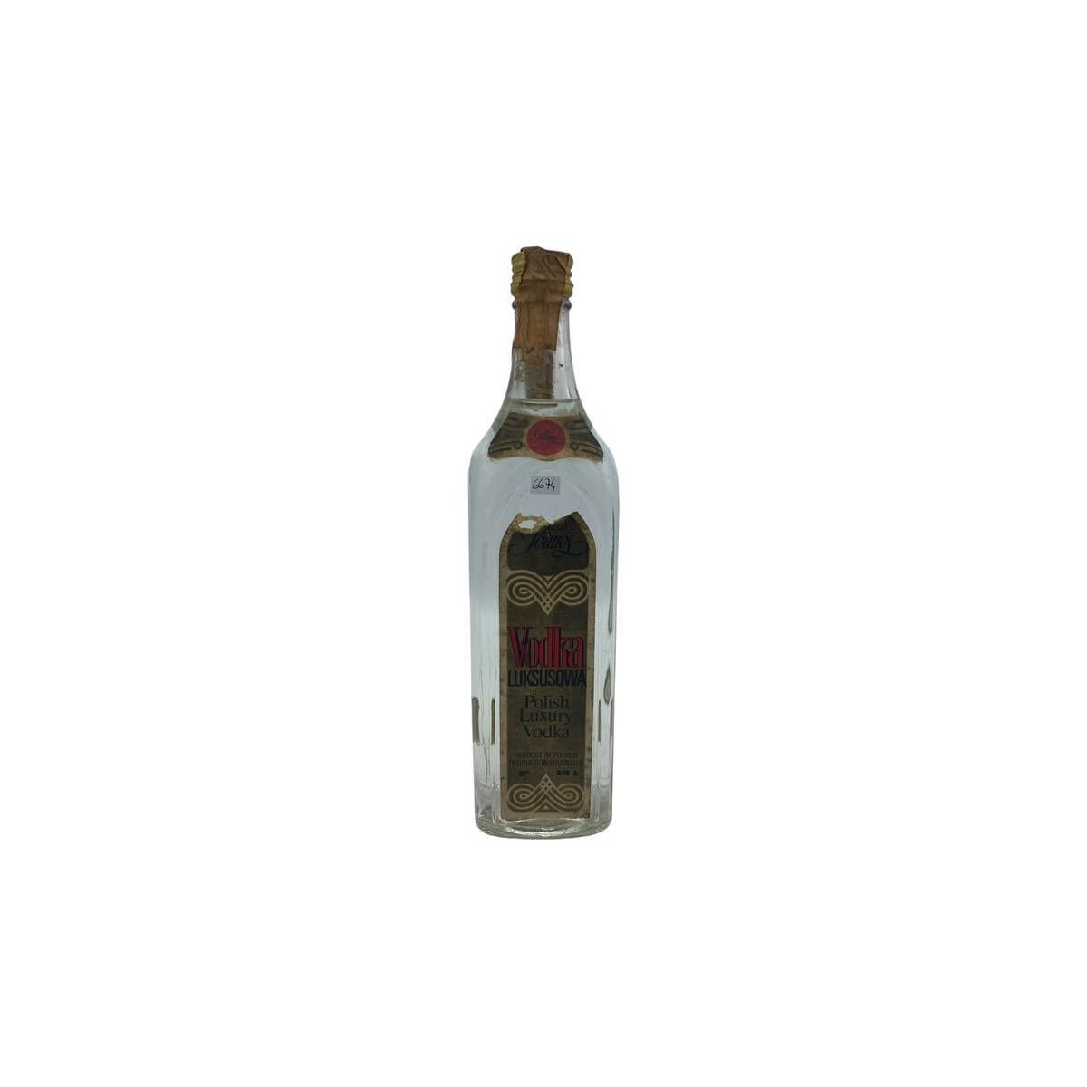 Vintage Bottle - Vodka Luksusowa Polish Luxury Vodka 0,75 lt. - COD. 6674