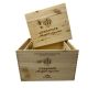 Cassetta Legno VUOTA Tenute Lunelli Montefalco Sagrantino Carapace da 6 bottiglie
