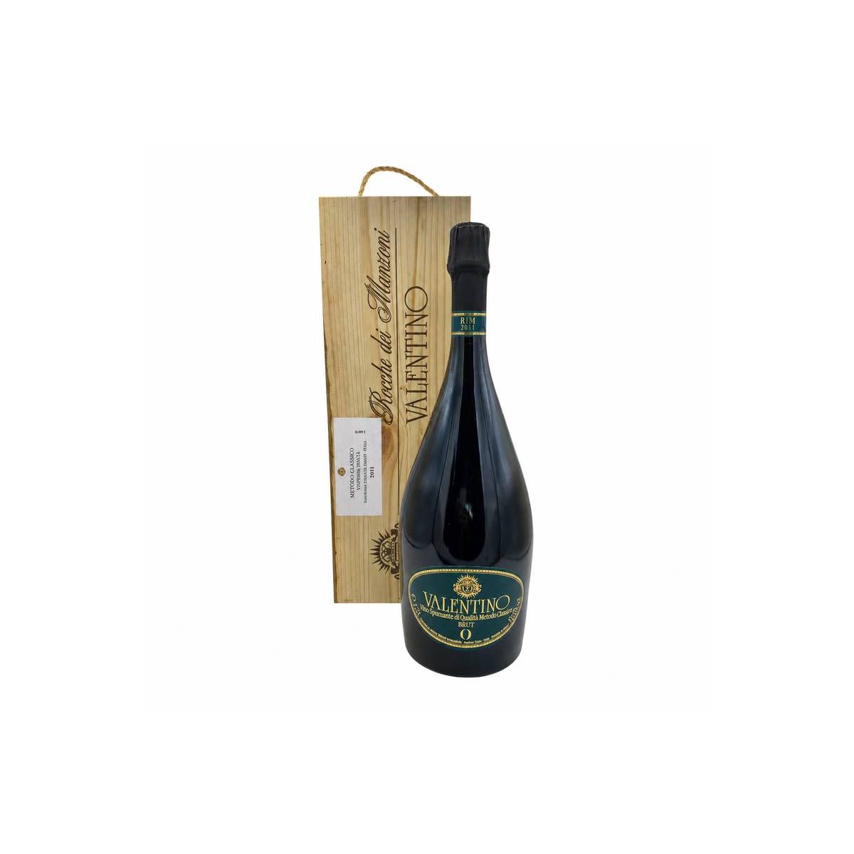 Podere Rocche dei Manzoni - Metodo Classico Valentino Brut Zero 2011 1,5 lt. MAGNUM + Box Legno