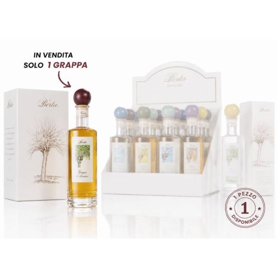 Berta - Linea Primaneve Grappa di Barbera Nibbio - MINI 0,20 lt.