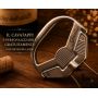 Cavatappi Lamellare Professionale 2 in 1 con Spirale e Lamelle - Incisione Laser Gratuita - Enoteca Bevi Bene