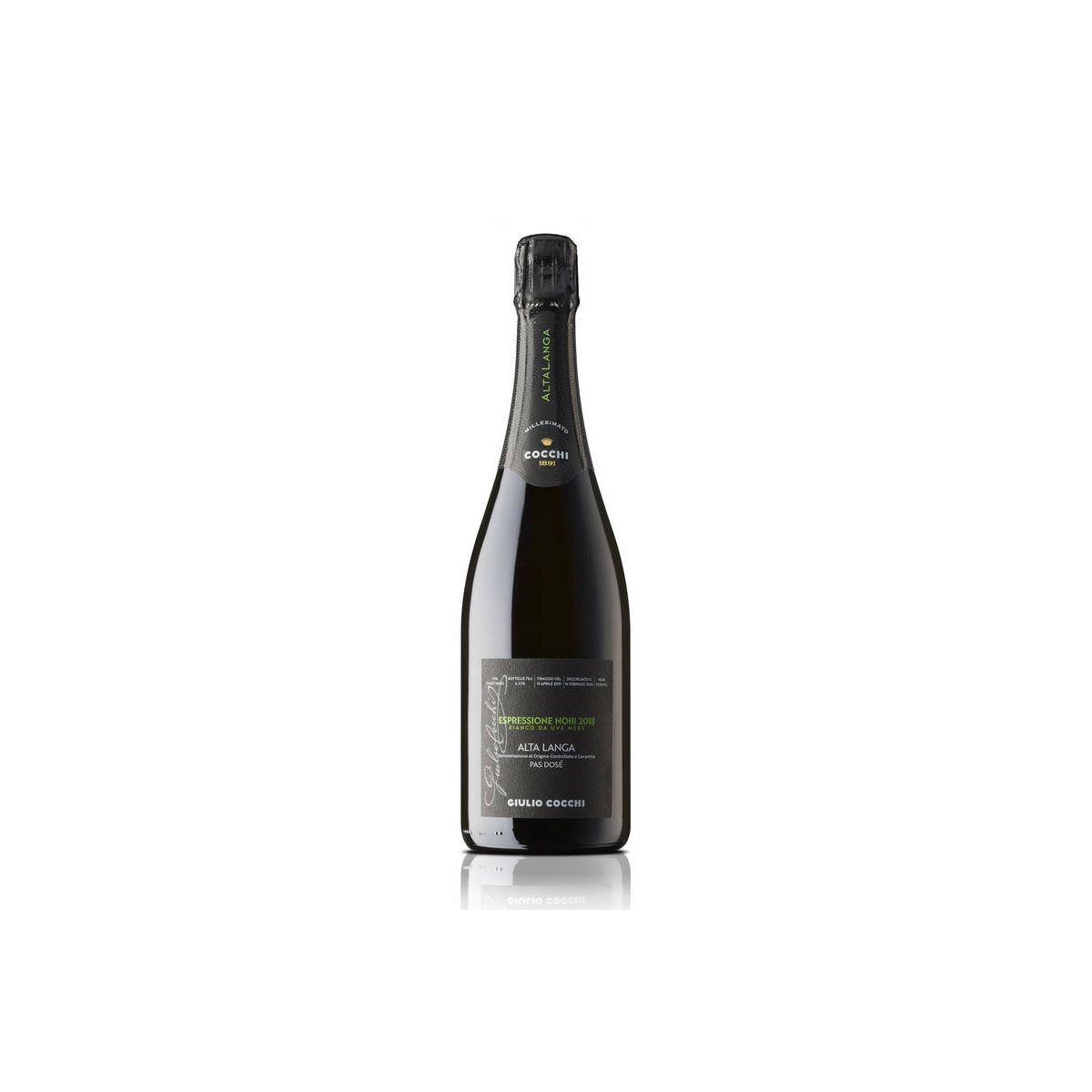 Cocchi - Altalanga DOCG "Espressione Noir" 2018 Pas Dosè 0,75 lt. - Enoteca Bevi Bene