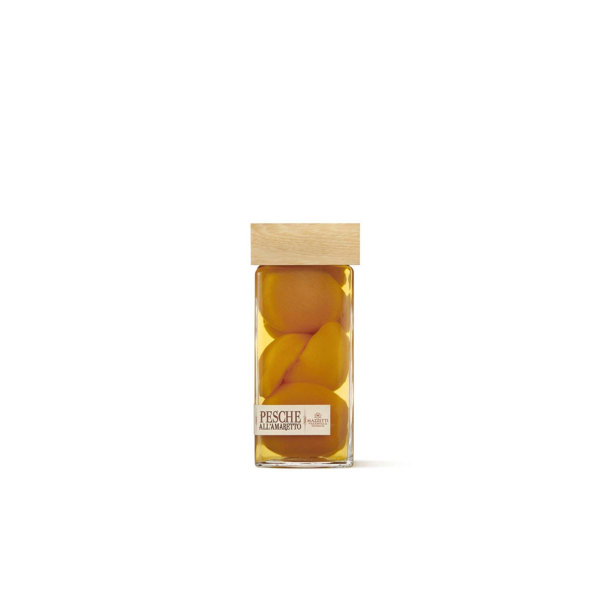 Mazzetti d'Altavilla - Pesche all'Amaretto (alcoliche) 620 gr. - Enoteca Bevi Bene
