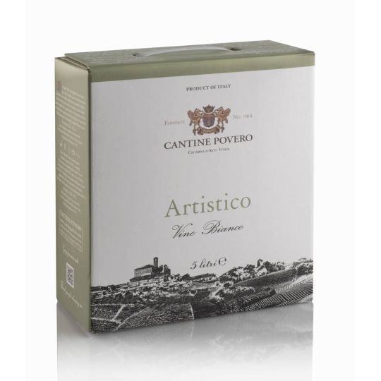 Cantine Povero - Bag In Box 5 lt. Vino Bianco da Uve Arneis Artistico