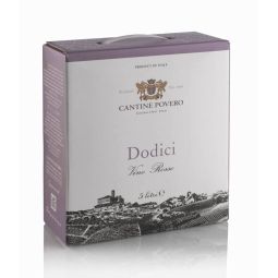 Cantine Povero - Bag In Box 5 lt. Vino Rosso da Uve Barbera "Dodici" - Enoteca Bevi Bene