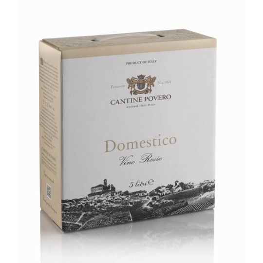 Cantine Povero - Bag In Box 5 lt. Vino Rosso da Uve Dolcetto Domestico