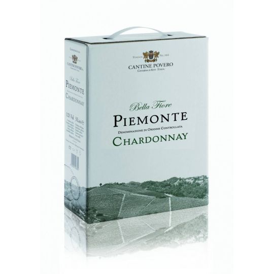 Cantine Povero - Bag In Box 3 lt. Piemonte Chardonnay DOC Bella Fiore